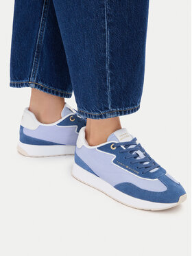 Tommy Hilfiger Snīkeri Tommy Hilfiger Th Retro Runner Mix FW0FW09410 Zils