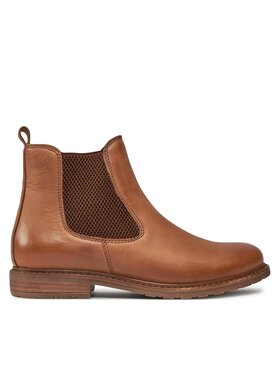 Tamaris Kotníková obuv s elastickým prvkem Tamaris 1-25056-41 Hnědá