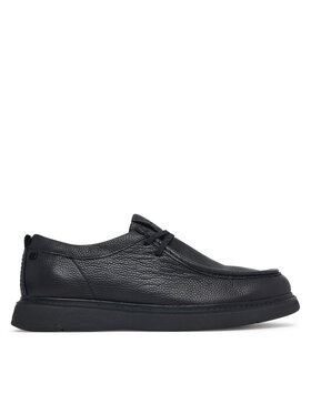 Tommy Hilfiger Обувки Tommy Hilfiger Comfort Leather Moc Toe Shoe FM0FM06072 Черен