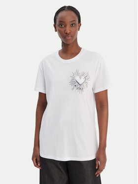 Liu Jo Liu Jo Camiseta WA6163 JS904 Blanco Relaxed Fit
