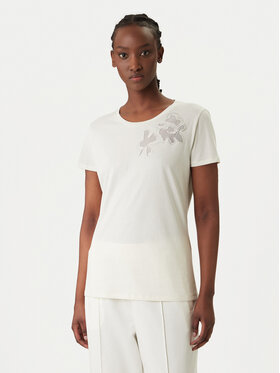 Liu Jo Sport Liu Jo Sport Camiseta TA6155 JS923 Écru Regular Fit