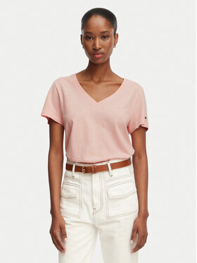 Tommy Hilfiger Tommy Hilfiger Camiseta WW0WW48704 Rosa claro Regular Fit