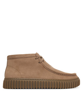 Clarks Nizki čevlji Clarks Torhill Hi 26327244 Bež