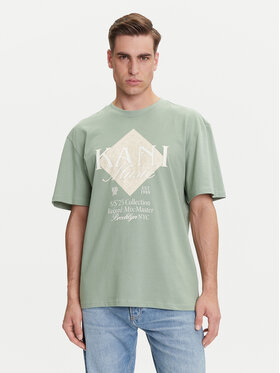 Karl Kani Karl Kani T-shirt PD00005357 Zelena Relaxed Fit