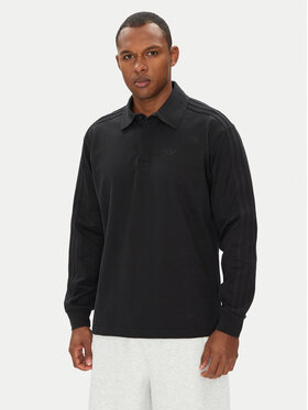 adidas adidas Polo adicolor Rugby JY1401 Μαύρο Regular Fit