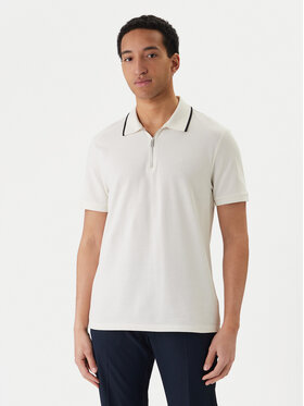Calvin Klein Calvin Klein Polo LV04LF214G Écru Regular Fit