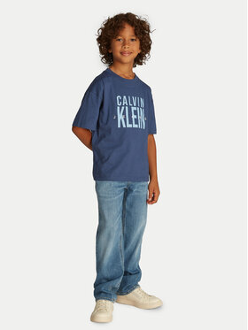 Calvin Klein Jeans Calvin Klein Jeans Marškinėliai Bold Graphic IB0IB02448 Mėlyna Relaxed Fit
