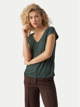 Vero Moda Vero Moda Футболка Filli 10247666 Зелений Regular Fit