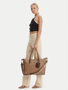 Guess Дорожня сумка Guess Latona Travel TWHB92 11017 Коричневий