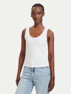 Patrizia Pepe Patrizia Pepe Top 2M4523/J407-W146 Blanco Slim Fit
