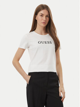Guess Guess Póló O5RI01 KBBU1 Fehér Slim Fit