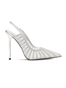 Eva Minge Augstpapēžu kurpes Eva Minge EO-AVA-E373-70H-C183Y1 Sudraba