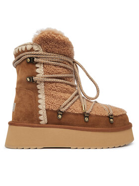 Mou Snehule Mou Mini Eskimo FW681014M Tmavo hnedá