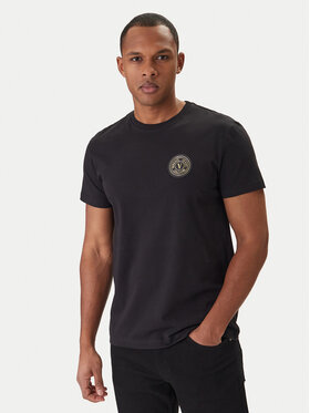 Versace Jeans Couture Versace Jeans Couture Camiseta 80GAHT03 CJ00T Negro Regular Fit