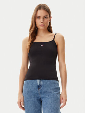 Tommy Jeans Tommy Jeans Top Essential DW0DW20675 Nero Slim Fit