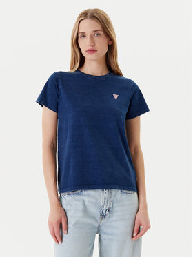 Guess Jeans Guess Jeans Футболка W5YI22 KCTL1 Cиній Regular Fit