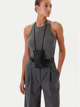 Calvin Klein Telefona somiņa Calvin Klein Foil Emboss Phone Crossbody LV04D1037G Melns