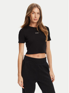 Guess Guess Футболка V5YP08 K8RT2 Чорний Slim Fit