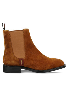 Gant Kotníková obuv s elastickým prvkem Gant 31553127 Hnědá