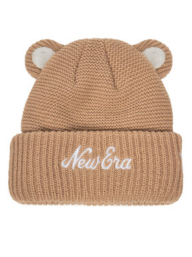 New Era Kapa New Era Teddy Bear Ears Cuff Knit Beanie 60580794 Rjava