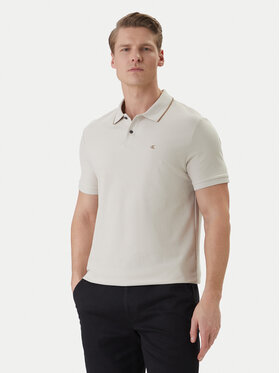 Calvin Klein Calvin Klein Polo LV04LC239G Écru Regular Fit
