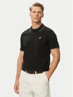 Beverly Hills Polo Club Beverly Hills Polo Club Поло P-SS26M-P42561 Чорний Regular Fit