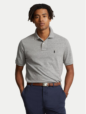 Polo Ralph Lauren Polo Ralph Lauren Поло 710666998006 Сірий Custom Slim Fit