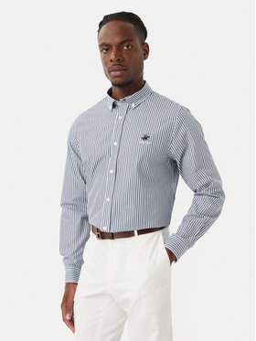 Beverly Hills Polo Club Beverly Hills Polo Club Camisa P-SS26M-BRASS Azul Regular Fit