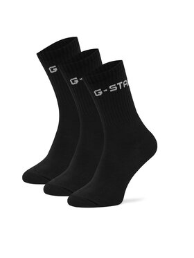 G-STAR Довгі шкарпетки G-Star Raw AS_G_STAR_001W_SS25 (3-PACK) Чорний