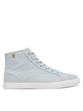 Tommy Hilfiger Zapatillas Tommy Hilfiger Th Chic Low Profile Mid Cut FW0FW09356 Celeste