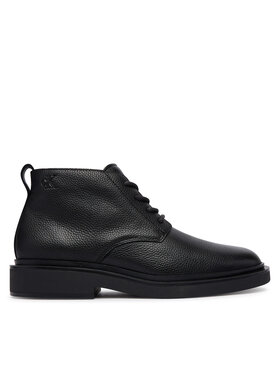 Calvin Klein Trzewiki Calvin Klein Sq Rubber Desert Boot Lth HM0HM02352 Czarny