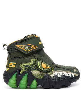 Skechers Sněhule Skechers Skech-O-Saurus Lights 2.0 400122L OLV Khaki