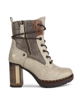 Mustang Šnurovacia obuv Mustang 1336-510 Béžová