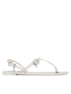 KARL LAGERFELD Sandále KARL LAGERFELD Jelly KL80002G Biela