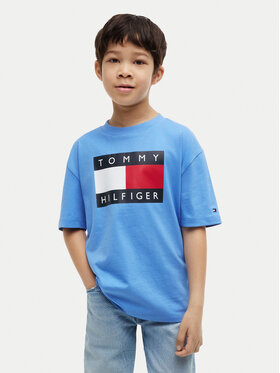 Tommy Hilfiger Tommy Hilfiger Camiseta Heritage KB0KB10340 Azul Regular Fit