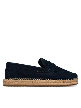 Tommy Hilfiger Espadrilles Tommy Hilfiger Flexible Hilfiger Sde Espadrille FM0FM05794 Dunkelblau