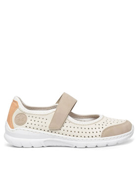 Rieker Pantofi Rieker L32B5-81 Alb