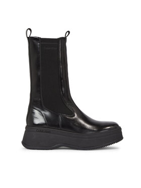 Calvin Klein Členková obuv s elastickým prvkom Calvin Klein Pitched Chelsea Boot HW0HW01686 Čierna