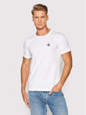 Calvin Klein Jeans Calvin Klein Jeans Marškinėliai Tee Shirt Essential J30J314544 Balta Slim Fit