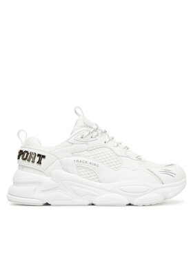 Plein Sport Sneakersy Plein Sport FAES USC0800 STE003N Biela