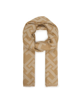 Tommy Hilfiger Šal Tommy Hilfiger Th Monogram Heavy Scarf AW0AW18051 Bež