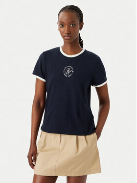 Tommy Hilfiger Tommy Hilfiger Camiseta WW0WW50032 Azul marino Regular Fit