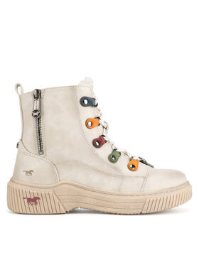 Mustang Šnurovacia obuv Mustang 1436-601 Béžová