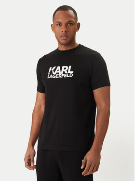 KARL LAGERFELD KARL LAGERFELD Camiseta 755780 500235 Negro Regular Fit