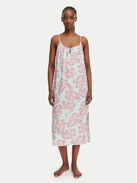 LAUREN RALPH LAUREN LAUREN RALPH LAUREN Нічна сорочка ILN02506 Світло-синій Relaxed Fit