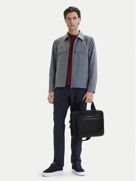 Tommy Hilfiger Laptoptasche Tommy Hilfiger Th Foundation Computer Bag AM0AM14158 Schwarz