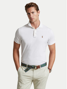 Polo Ralph Lauren Polo Ralph Lauren Поло 710713130003 Білий Custom Slim Fit