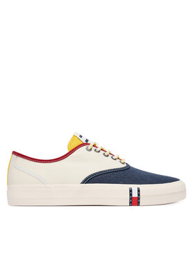 Tommy Jeans Sneakers aus Stoff Tommy Jeans Archive Vulc Y2K EM0EM01728 Weiß