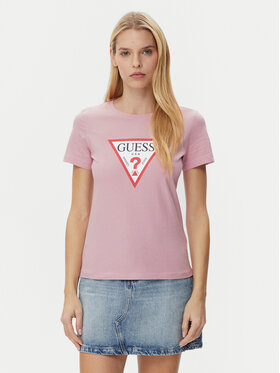 Guess Guess Футболка W1YI1B I3Z14 Фіолетовий Regular Fit