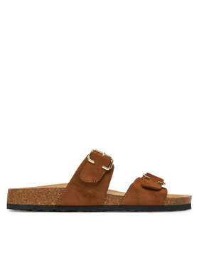 ONLY Shoes Шльопанці ONLY Shoes Onlmaxi-13 Pu Strap Buckle 15331392 Коричневий